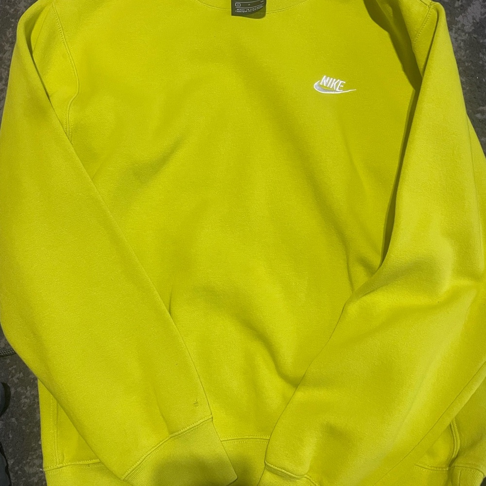 Nike Vibrant Yellow Hoodie